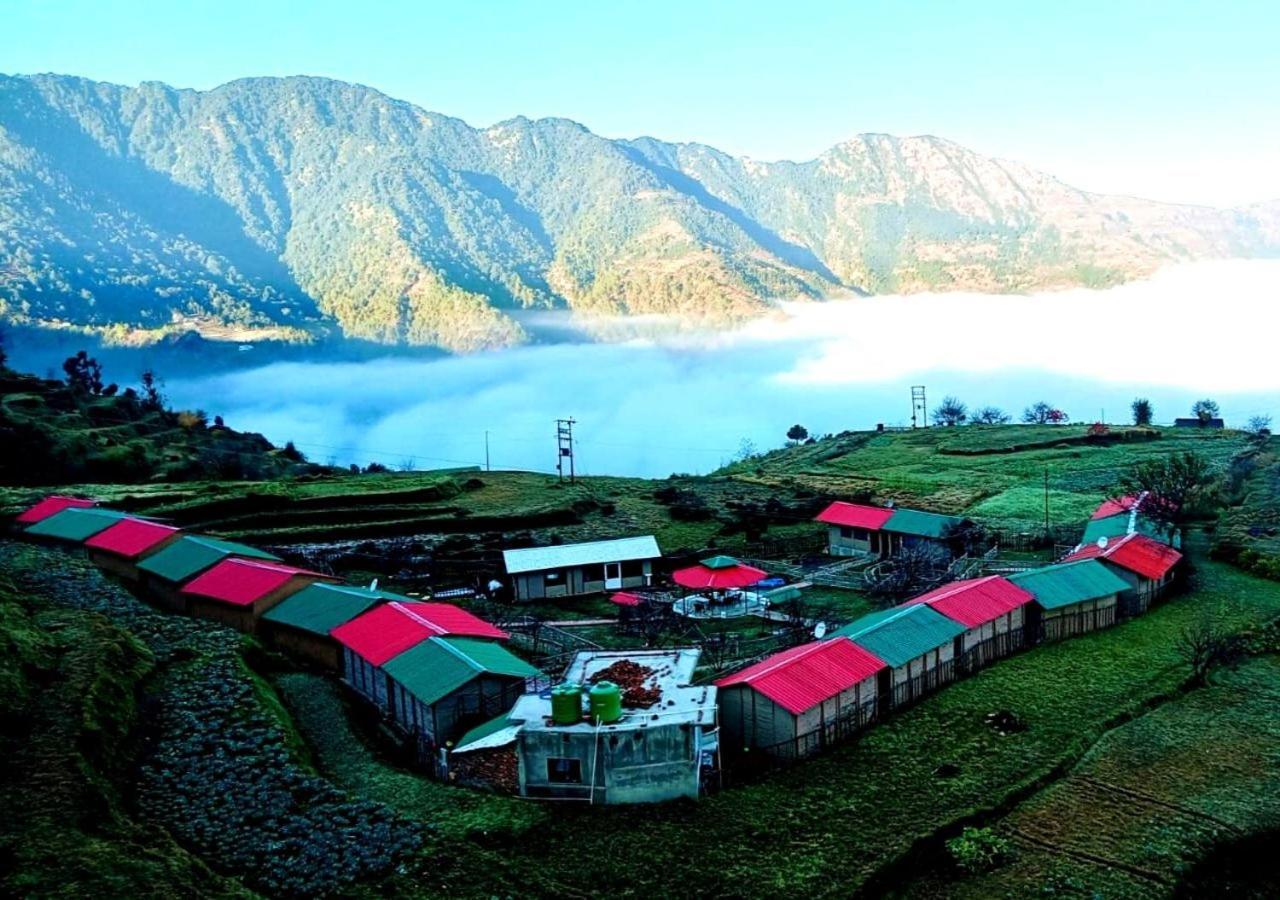 Bamboo Junction Resort - Kanatal, Valley & Mountain View Dhanaulti Exterior foto